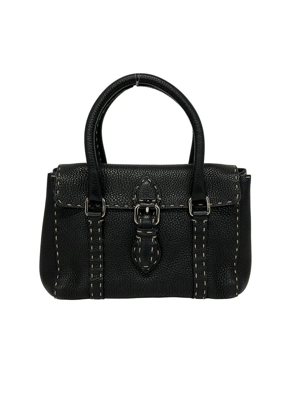 Fendi Linda Bag/Seleria Black Leather #345392F65B